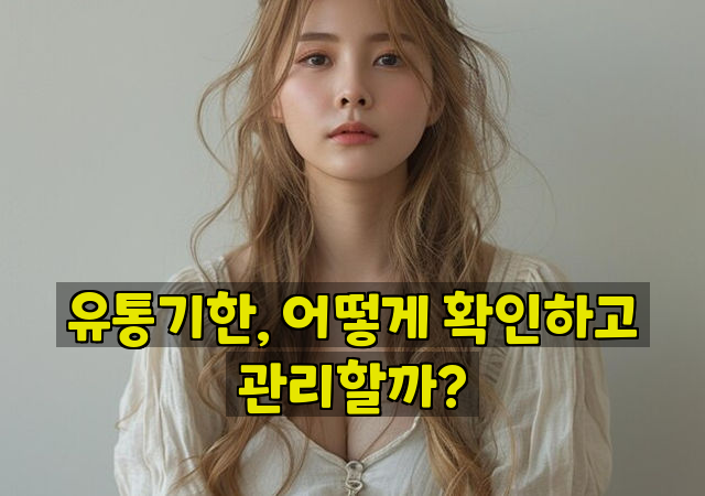 유통기한, 어떻게 확인하고 관리할까?